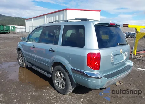2003 Honda Pilot Ex-L z USA, uszkodzony, nr VIN 2HKYF18663H500302